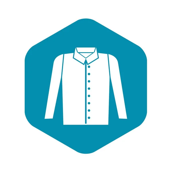 Icône chemise, style simple — Image vectorielle