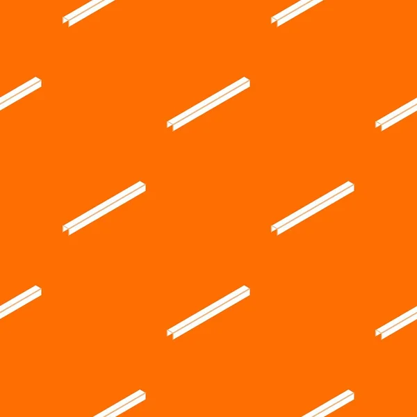 Robar patrón de haz vector naranja — Vector de stock