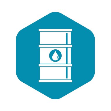 Yağ varili simgesi, basit biçim