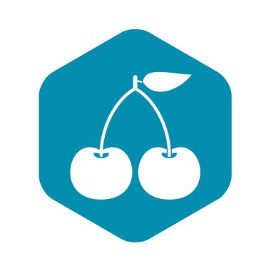 Kiraz simgesi, basit tarzı