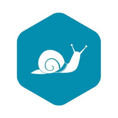 Salyangoz simgesi, basit tarzı