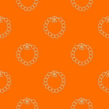 Büyüleyici taş bilezik desen vektör turuncu
