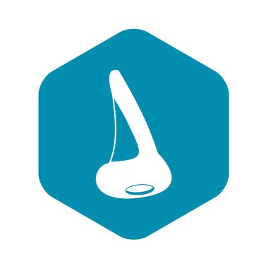 Burun yan Görünüm simgesi, basit tarzı