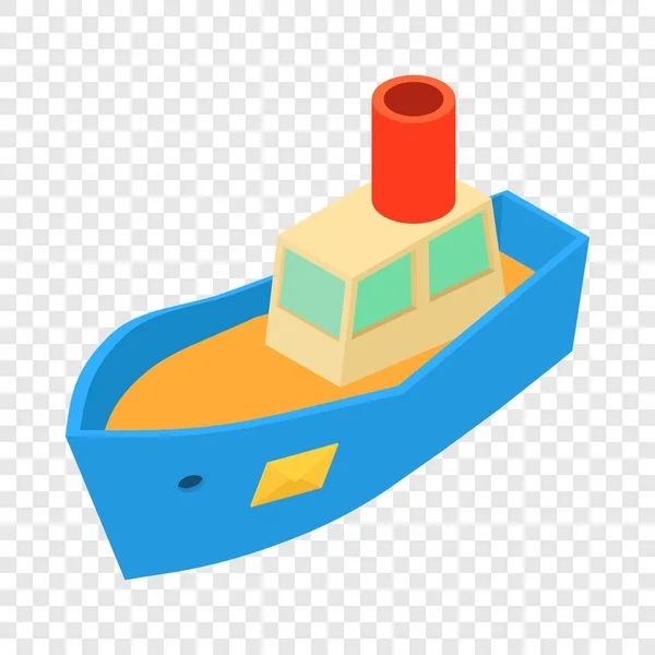 Sea shipping icon, isometric 3d style — Stock Vector