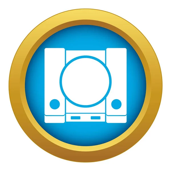 Icono de PlayStation vector azul aislado — Archivo Imágenes Vectoriales