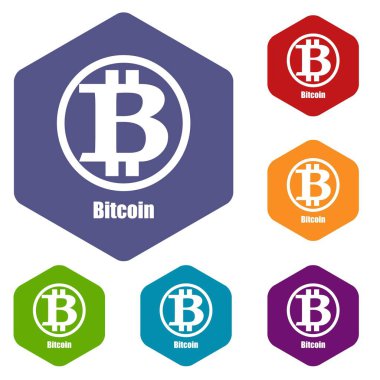 Bitcoin simgesi, basit tarzı