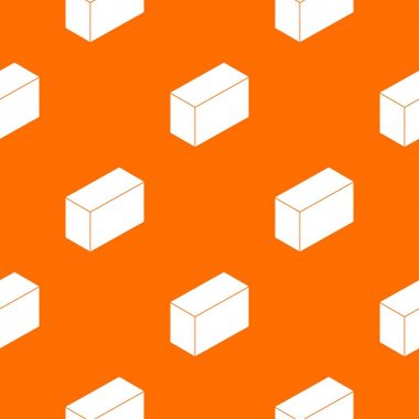 Çimento blok desen vektör turuncu