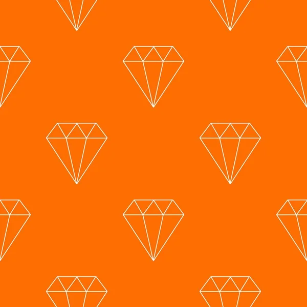 Modèle de diamant vecteur orange — Image vectorielle