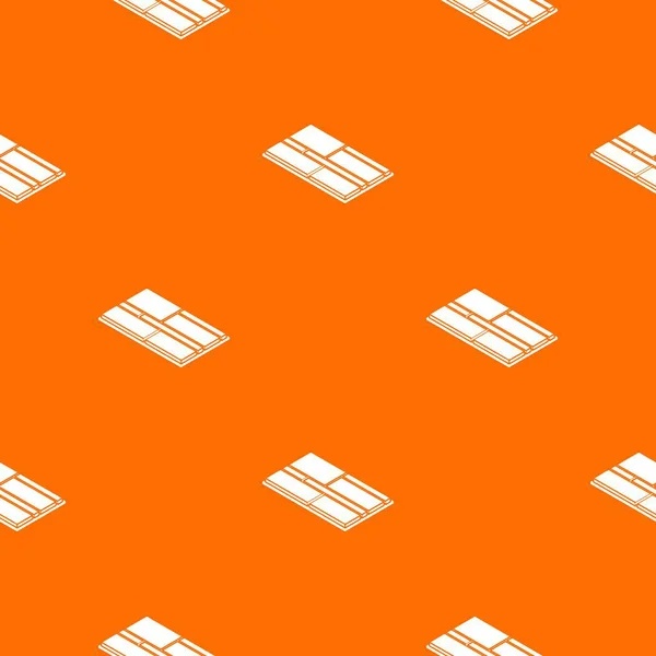 床タイル パターン ベクトル オレンジ — ストックベクタ