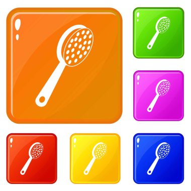 Pomza simgeleri vektör rengini ayarlar