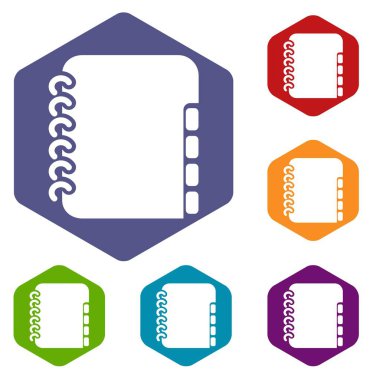 Notebook telefon defteri simgesini, basit tarzı