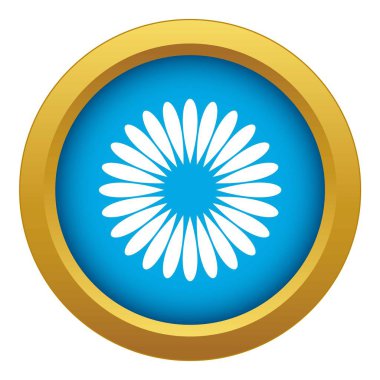 Bekleyen indirme simgesi mavi vektör izole