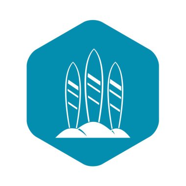 Serfing yönetim kurulu simgesi, basit tarzı