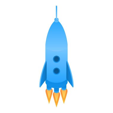 Uçan roket simgesi, biyometrik stil