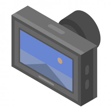 Yol araba dvr simgesi, biyometrik tarzı