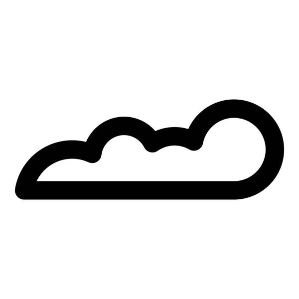 Wolk pictogram, Kaderstijl — Stockvector