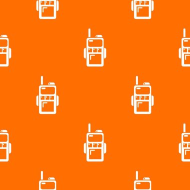 Paintball walkie talkie desen vektör turuncu