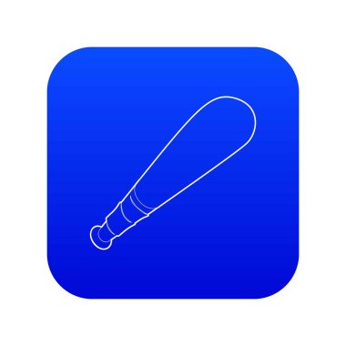 Beyzbol sopası simgesi mavi vektör