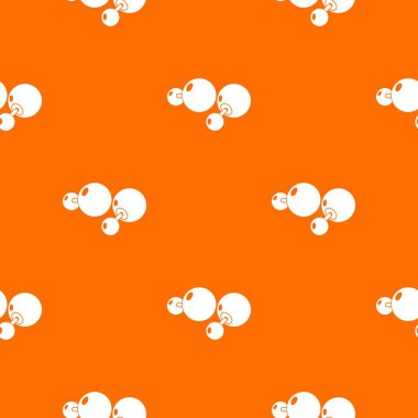 Moda küpe desen vektör turuncu