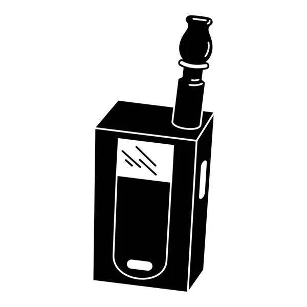 Vape sigaret pictogram, eenvoudige stijl — Stockvector