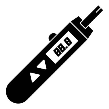 Modern glucometer simgesi, basit biçim