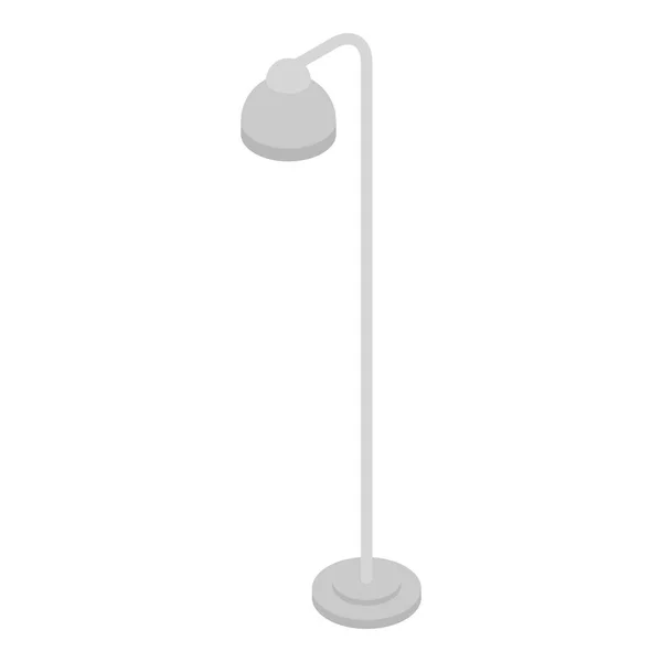 部屋のランプのアイコン、アイソメトリックスタイル — ストックベクタ