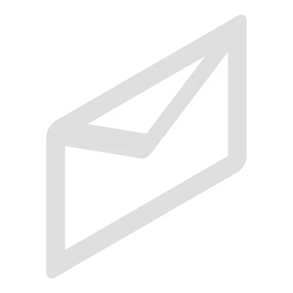 Ícone de carta de correio, estilo isométrico — Vetor de Stock