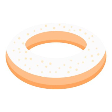 Vanilya donut simgesi, biyometrik stil