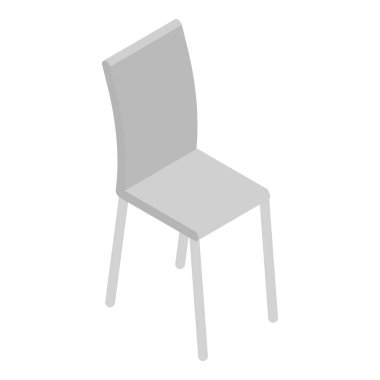 Mutfak metal sandalye simgesi, biyometrik tarzı