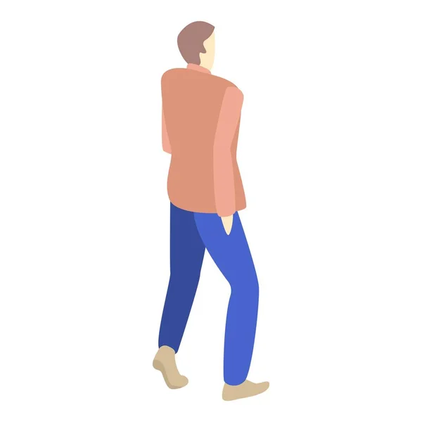 Moda adamı simgesi, izometrik stil — Stok Vektör