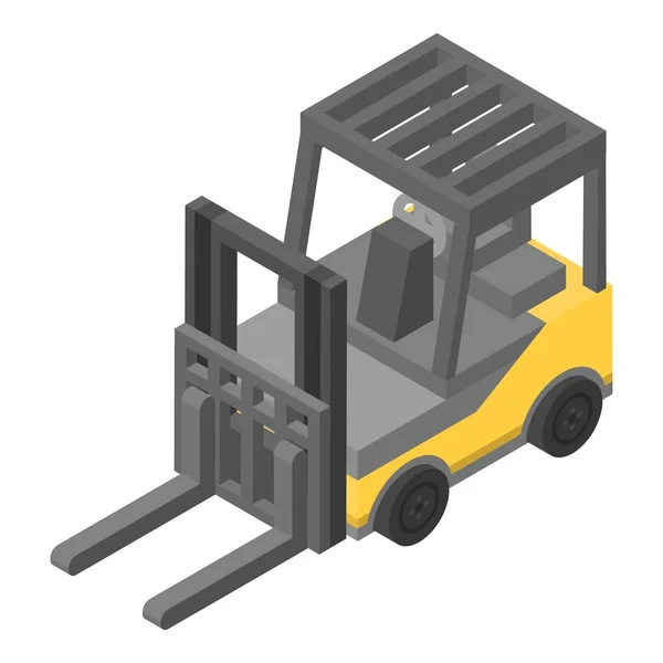 Forklift simgesi, izometrik biçim — Stok Vektör