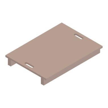 Plastik palet simgesi, biyometrik stil