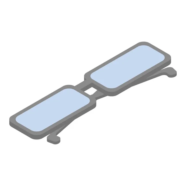 Brillen icoon, isometrische stijl — Stockvector