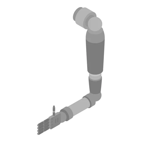 创新手假肢图标，等轴测风格 — 图库矢量图片