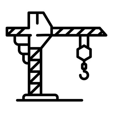 Vinç simgesi, anahat stili