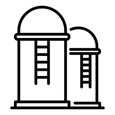 Çiftlik tahıl mevduat simgesi, anahat tarzı