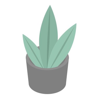 Houseplant simgesi, biyometrik stil