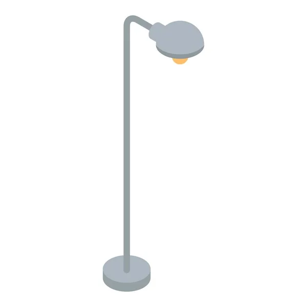 Icona della lampada della stanza, stile isometrico — Vettoriale Stock