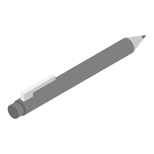 Office pen icon, isometric style — Stock Vector
