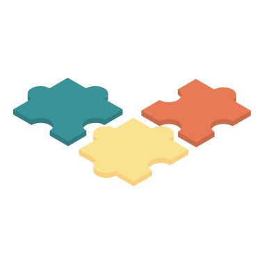 Renkli bulmaca simgesi, biyometrik stil