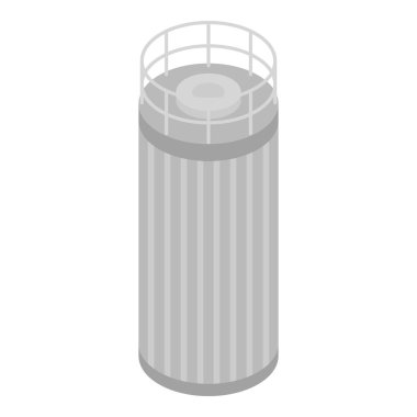 Süt tankı sarnıç simgesi, biyometrik tarzda