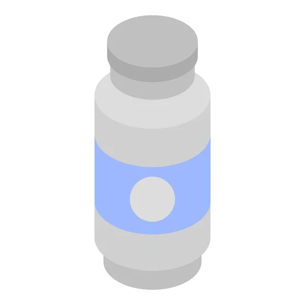 Yogurt bottle icon, isometric style — Stock Vector