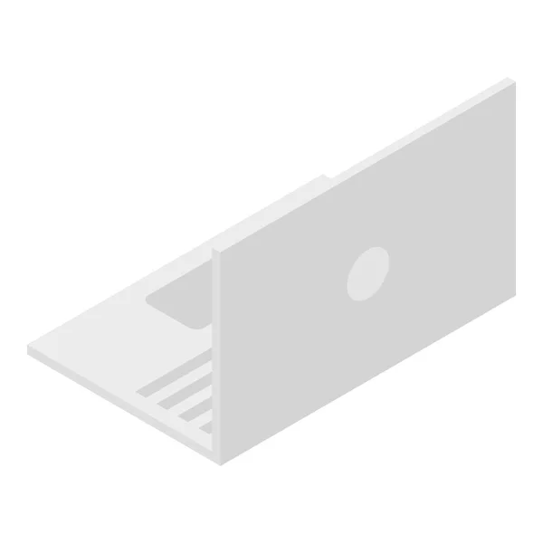 Dünnes Laptop-Symbol, isometrischer Stil — Stockvektor
