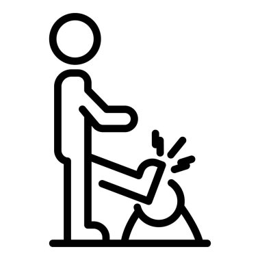 Nesne şiddeti simgesini durdurma, anahat stili