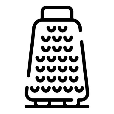 Çelik rende simgesi, anahat stili