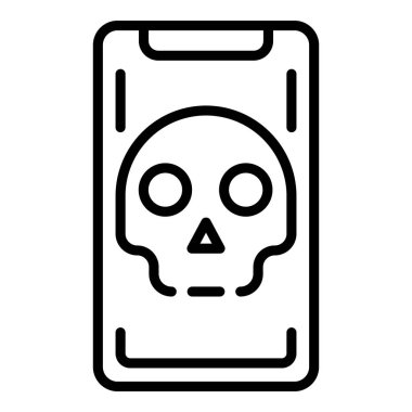 Hacklenmiş akıllı telefon simgesi, özet biçimi