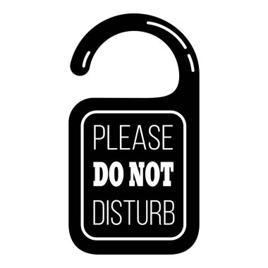 Kapı karton simgesi, basit stil