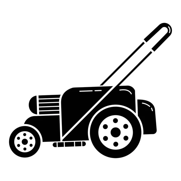 Иконка мотора травы, простой стиль — стоковый вектор