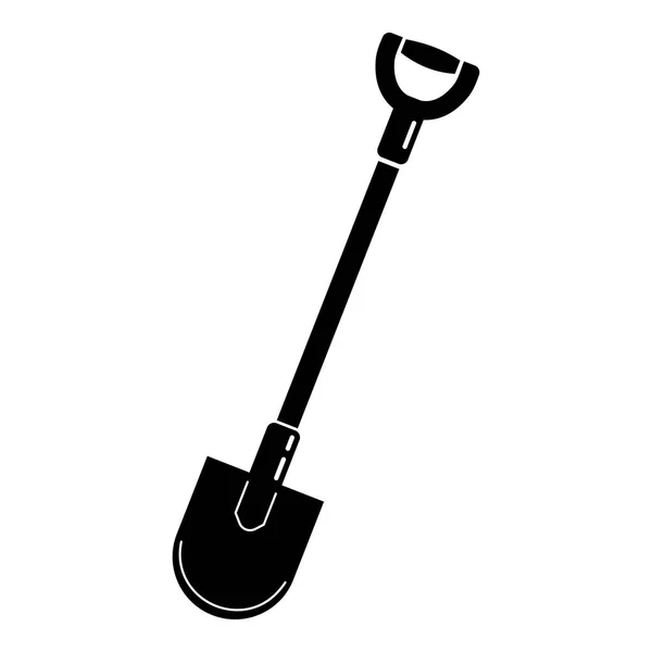 Garden shovel icon, simple style — Stock Vector