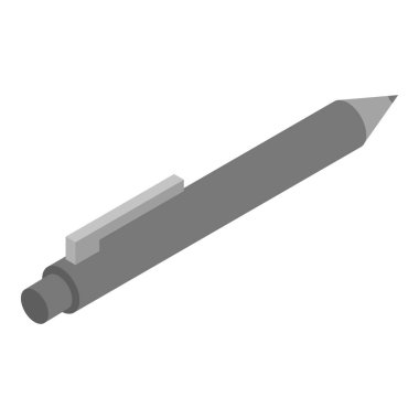 Laboratuvar kalem simgesi, biyometrik stil